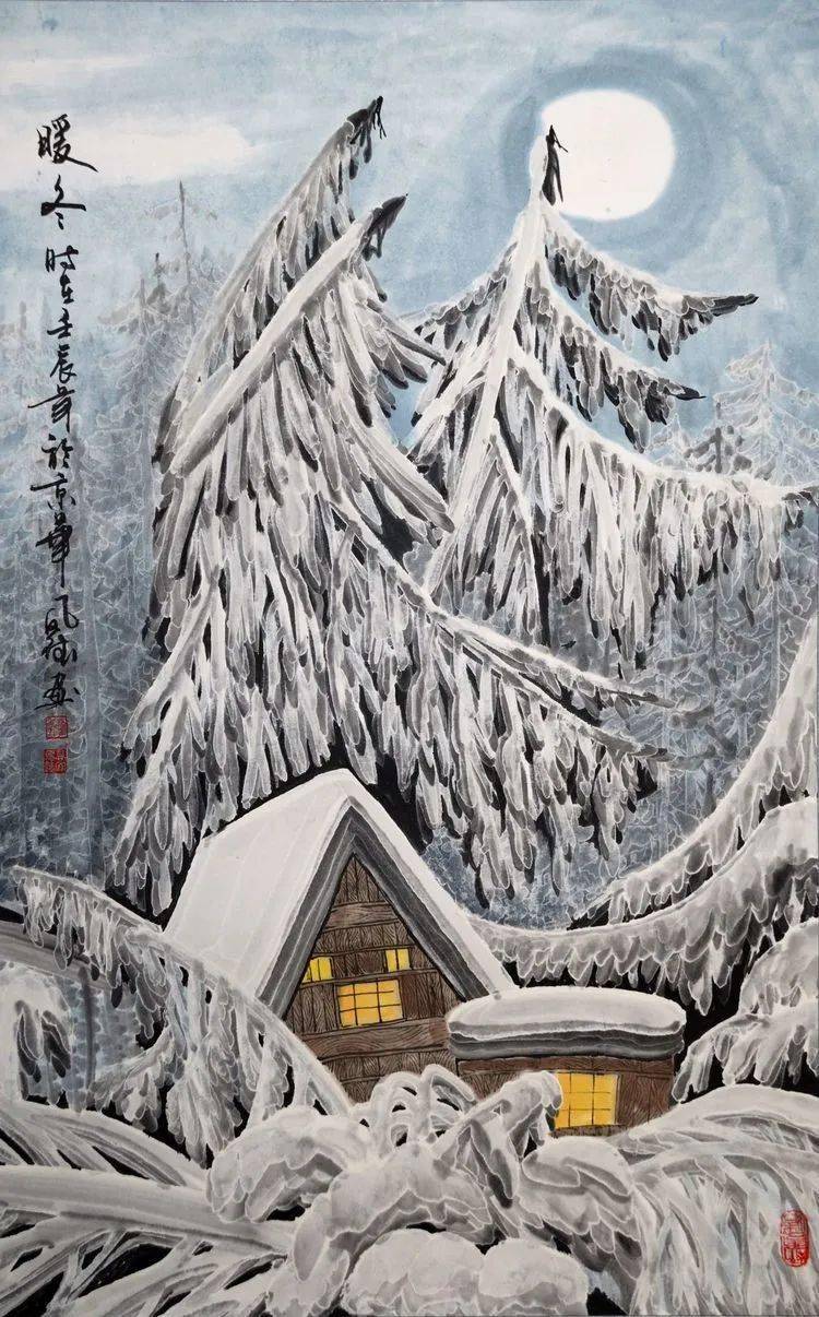 一幅幅裹夹着北国冰天雪地特有的气息