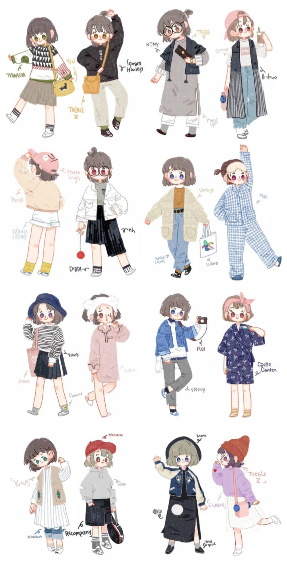 q版动漫:可爱人设,有没有喜欢哒?