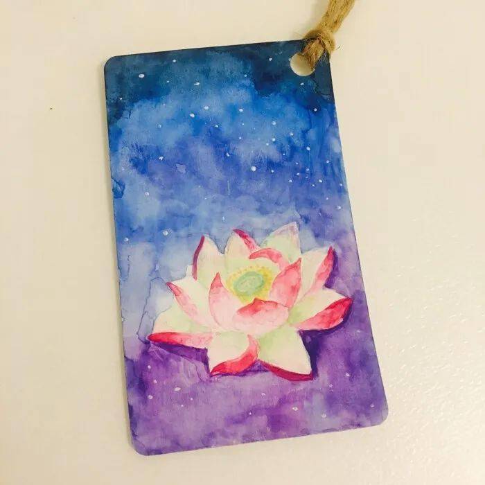 活动预告手绘书签夏荷报名开始啦