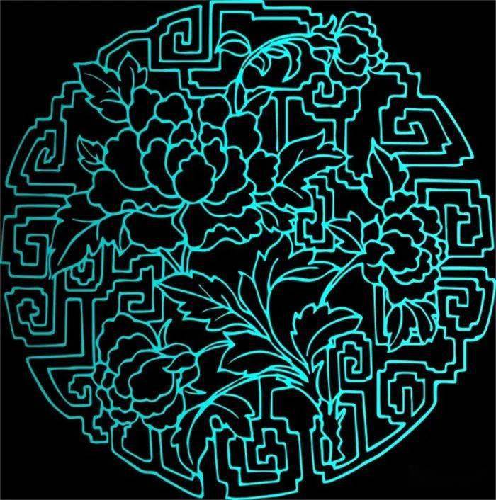 中国风传统图腾展示极致的美