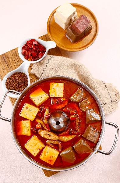 这一份台式鸭血豆腐锅