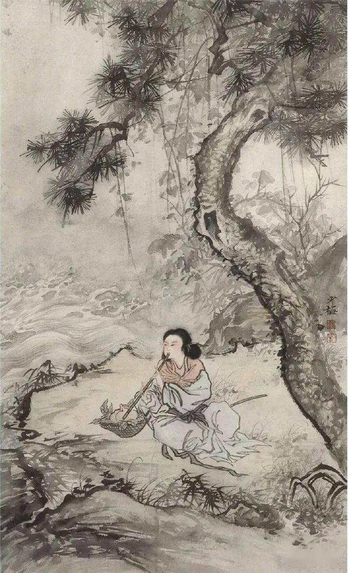 名品视界陈少梅山水人物绘画作品欣赏一