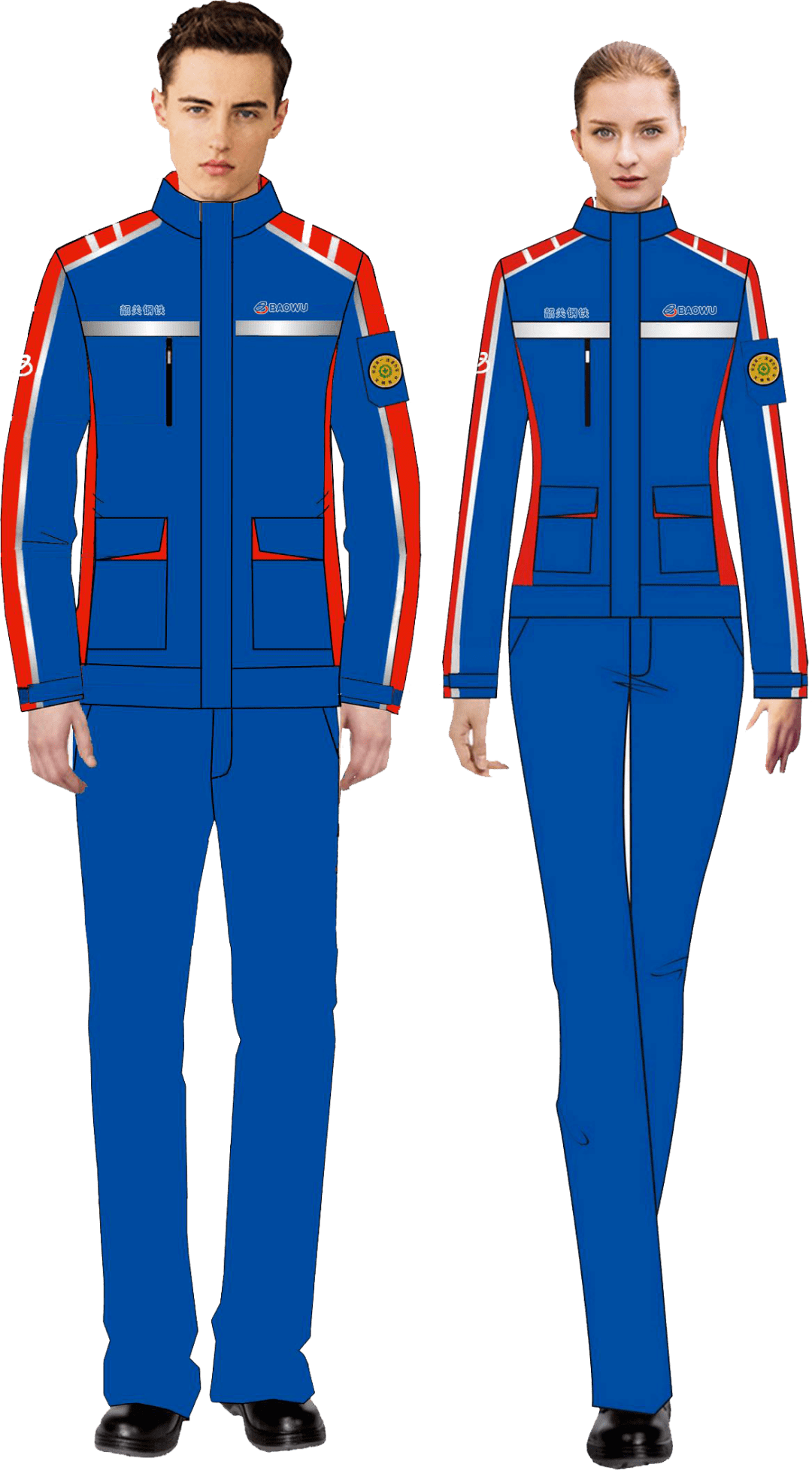 中国宝武现场工作服焕新,速来pick你的"战袍"!_设计