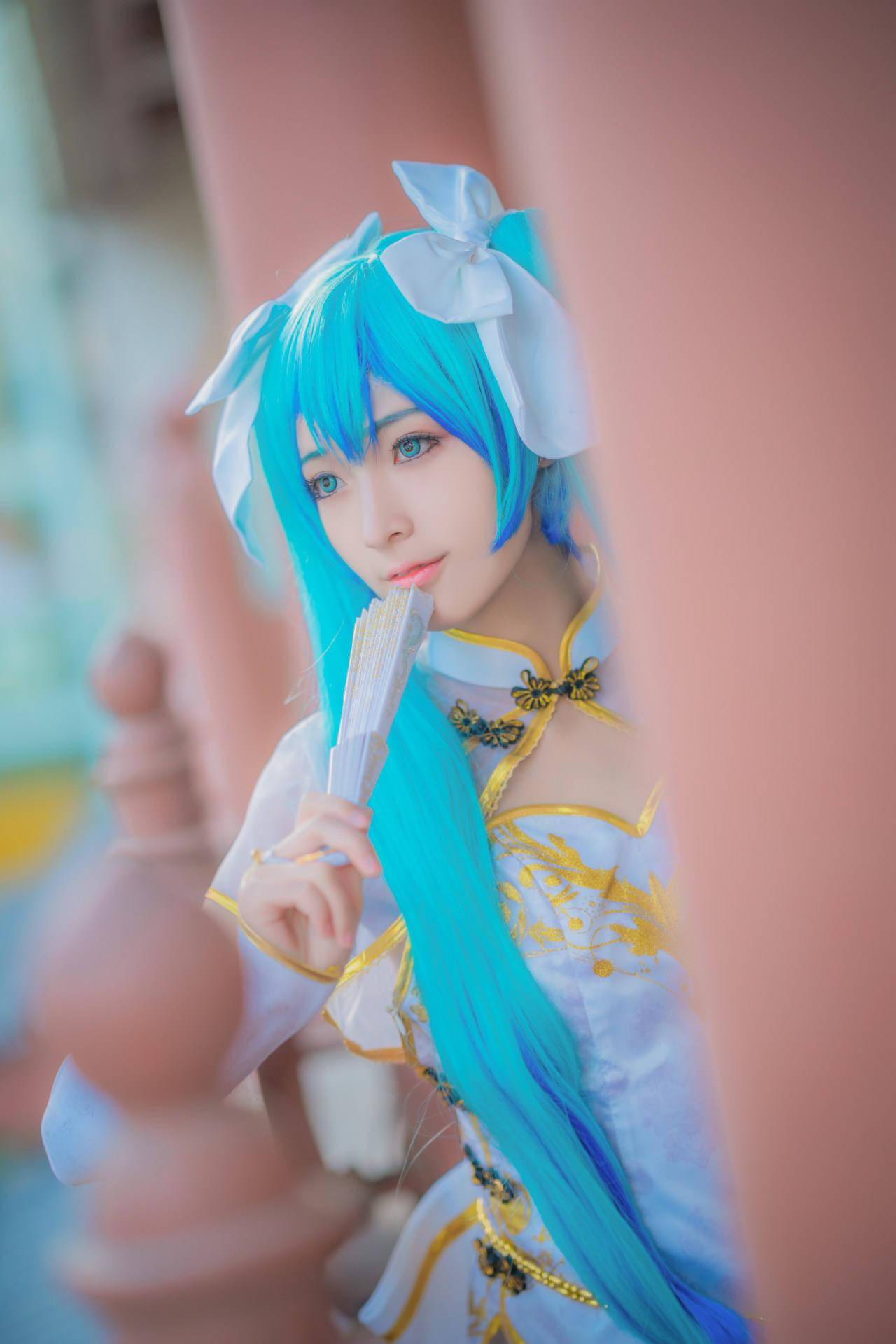 miku金丝雀cosplay