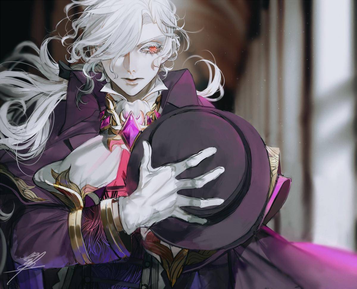 来自日本插画师au的一组帅气人物插画欣赏造型十分有个性