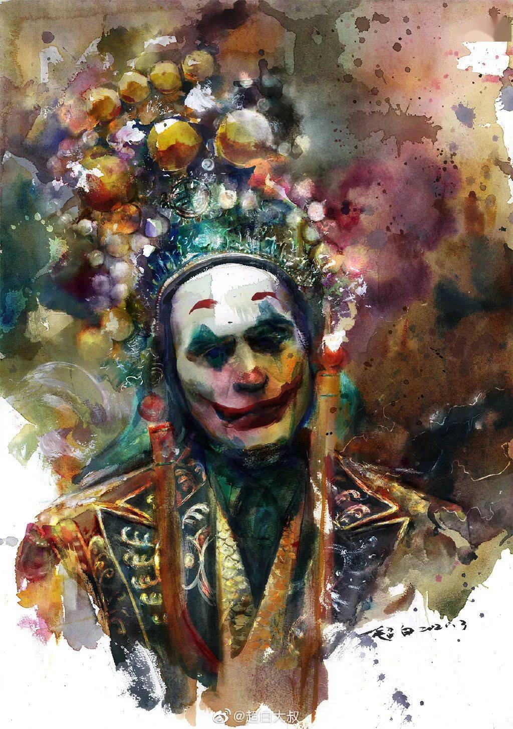 美到窒息!他是抖音水彩第一人,画面充满水墨意境,质感无人能及!