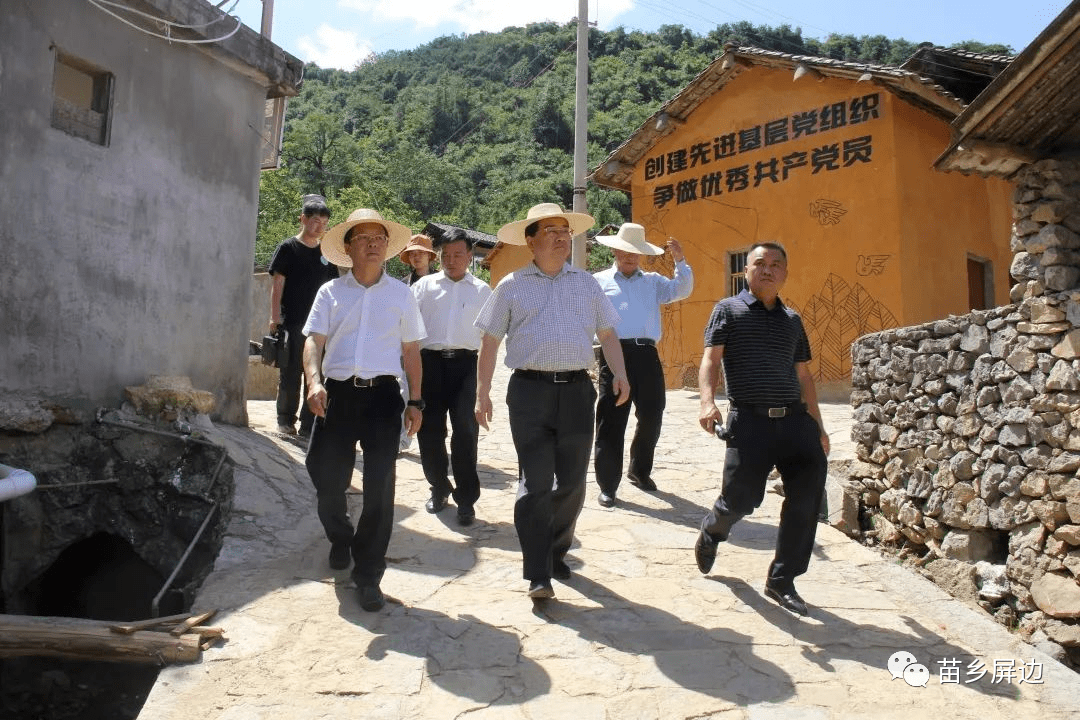 代表团考察石洞村 张燕函 摄代表团实地考察了新现镇吉咪村委会石洞村