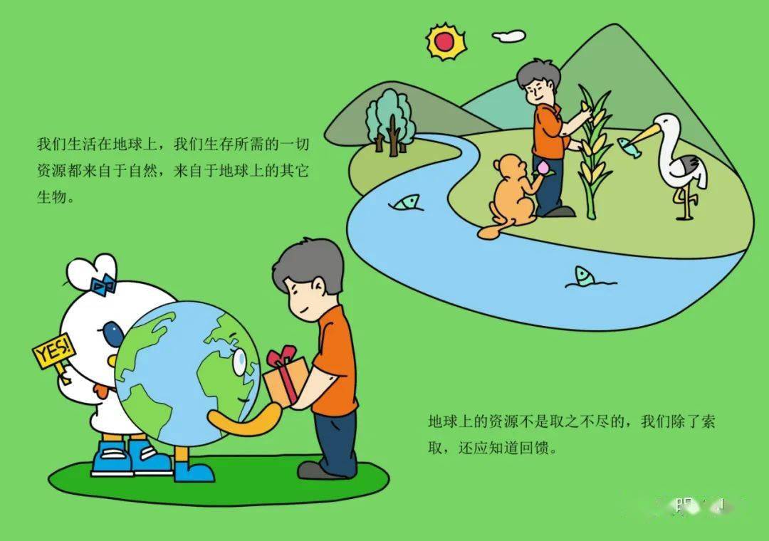保护环境漫画启示图片