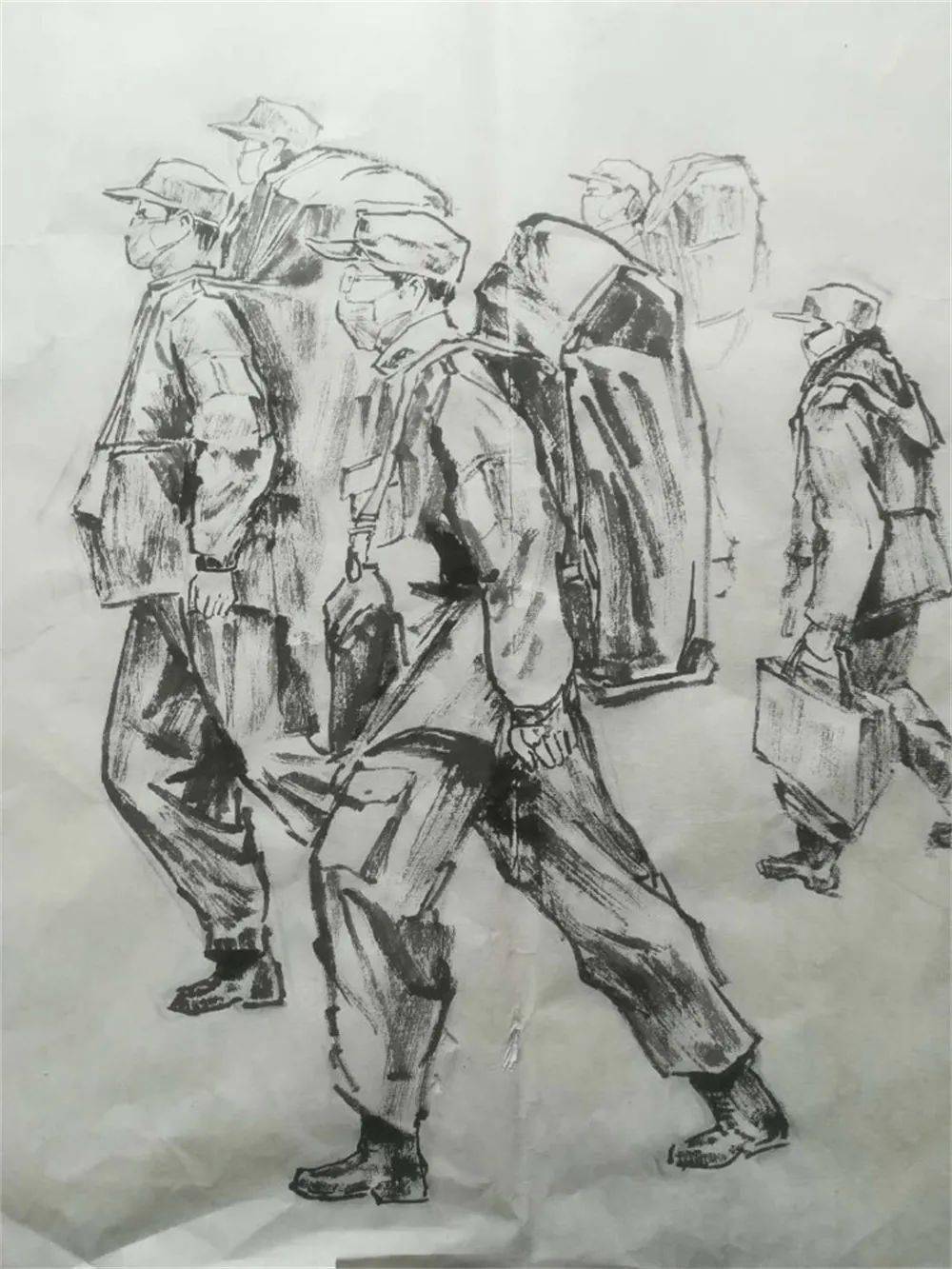 中学组《整装出征》郑兆坤济南大学城实验高级中学小学组《中国加油