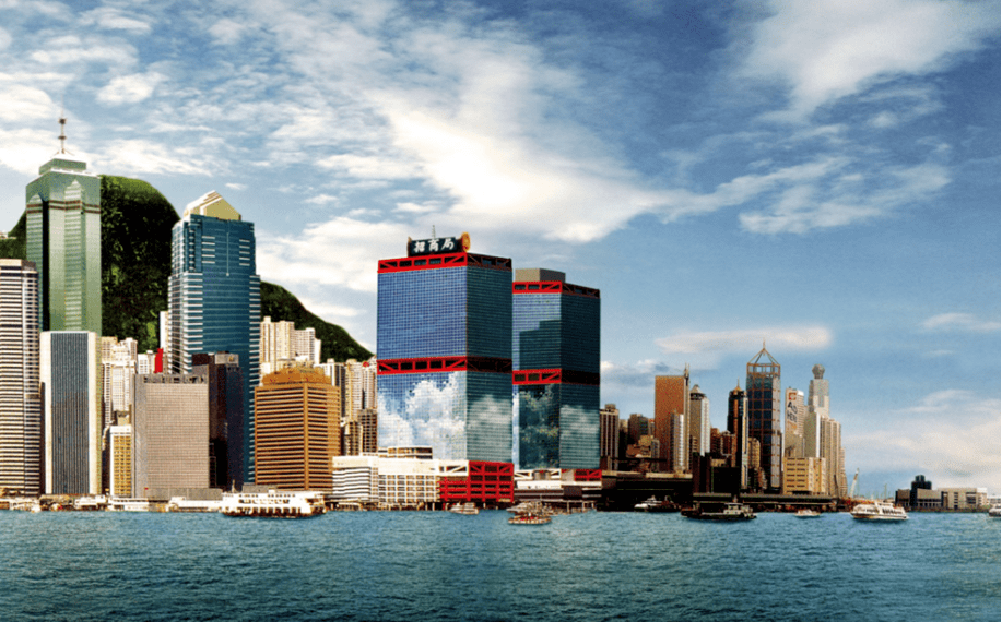 香港招商局大厦实景图