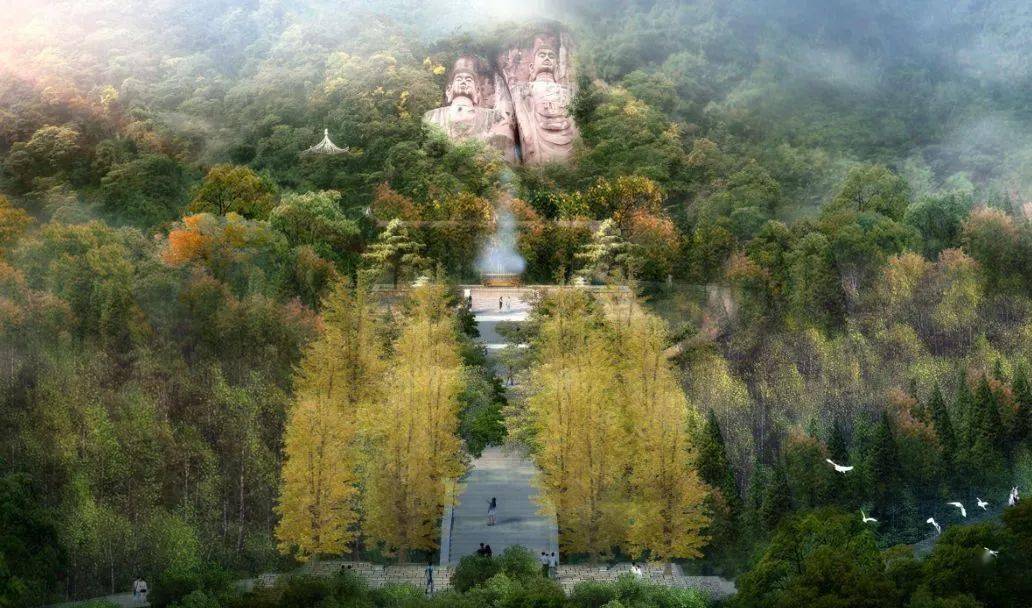 项目位于彭山区江口镇,开发范围约2400亩,新建,改扩建包括:彭祖山禅茶