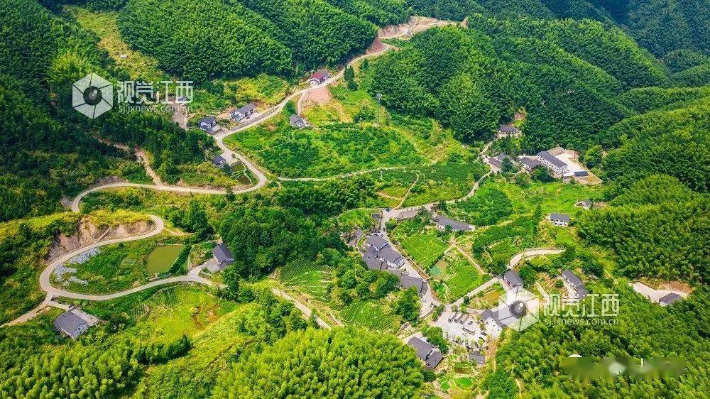 航拍革命圣地井冈山