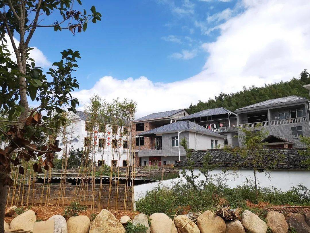 【海气|三下乡】风展红旗如画,乡村建设正忙_竹岭