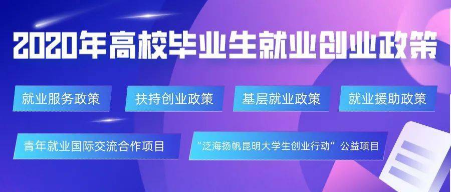 2020年高校畢業生就業創業政策宣傳冊