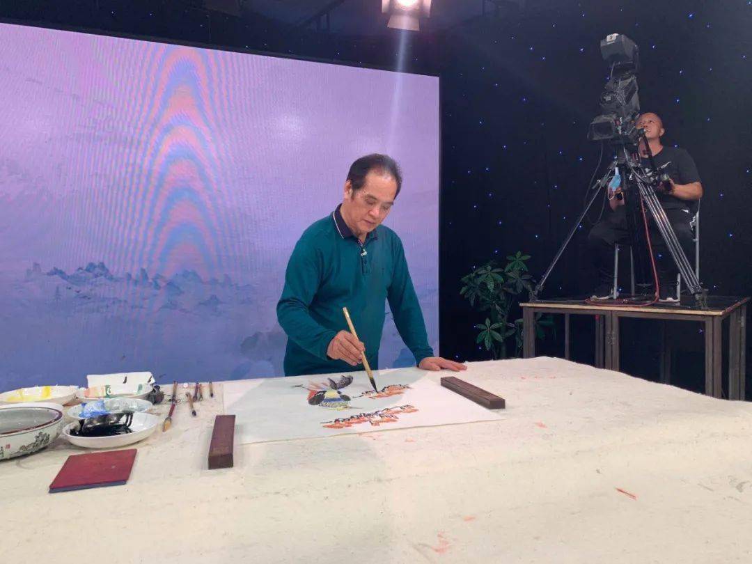 一日一画张清智春韵