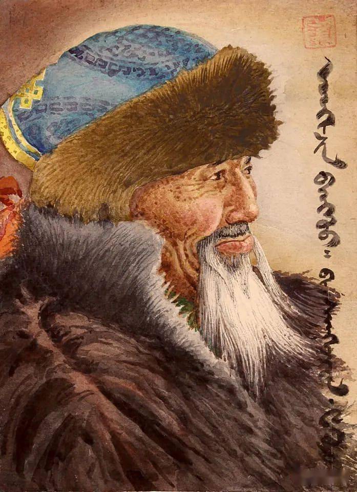 已故蒙古国荣誉画家桑吉德作品欣赏,画中有意,意中有话