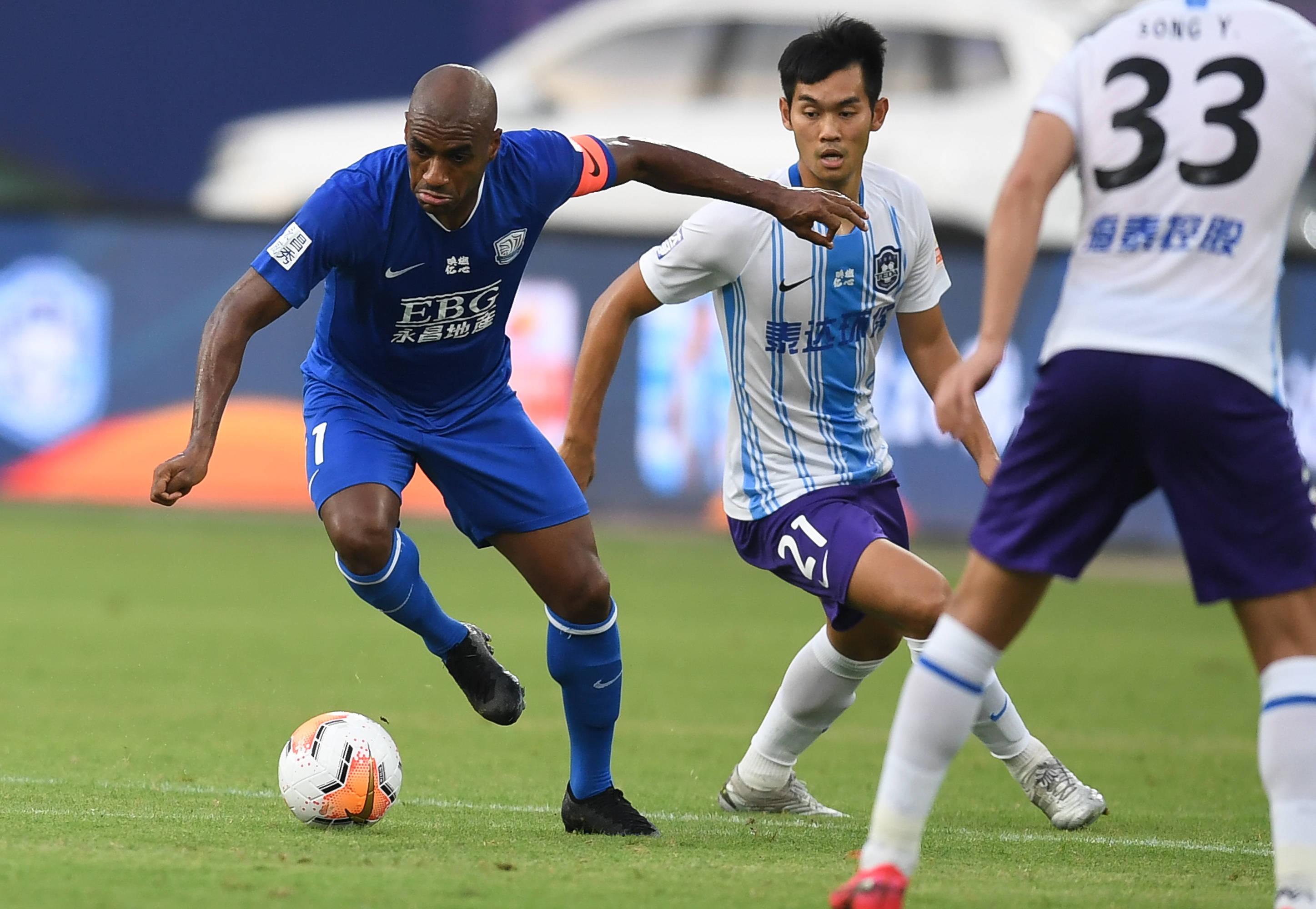 足球——中超:石家庄永昌对阵天津泰达