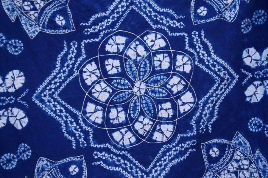 触动心灵的蓝这个周六来体验手工扎染