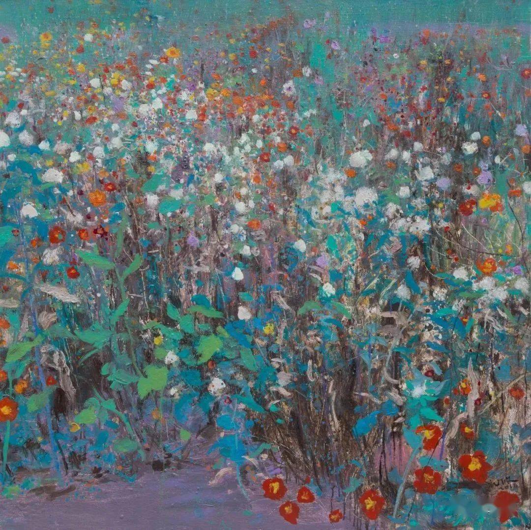 写生啦黄礼攸眷恋故土自然草木的情怀