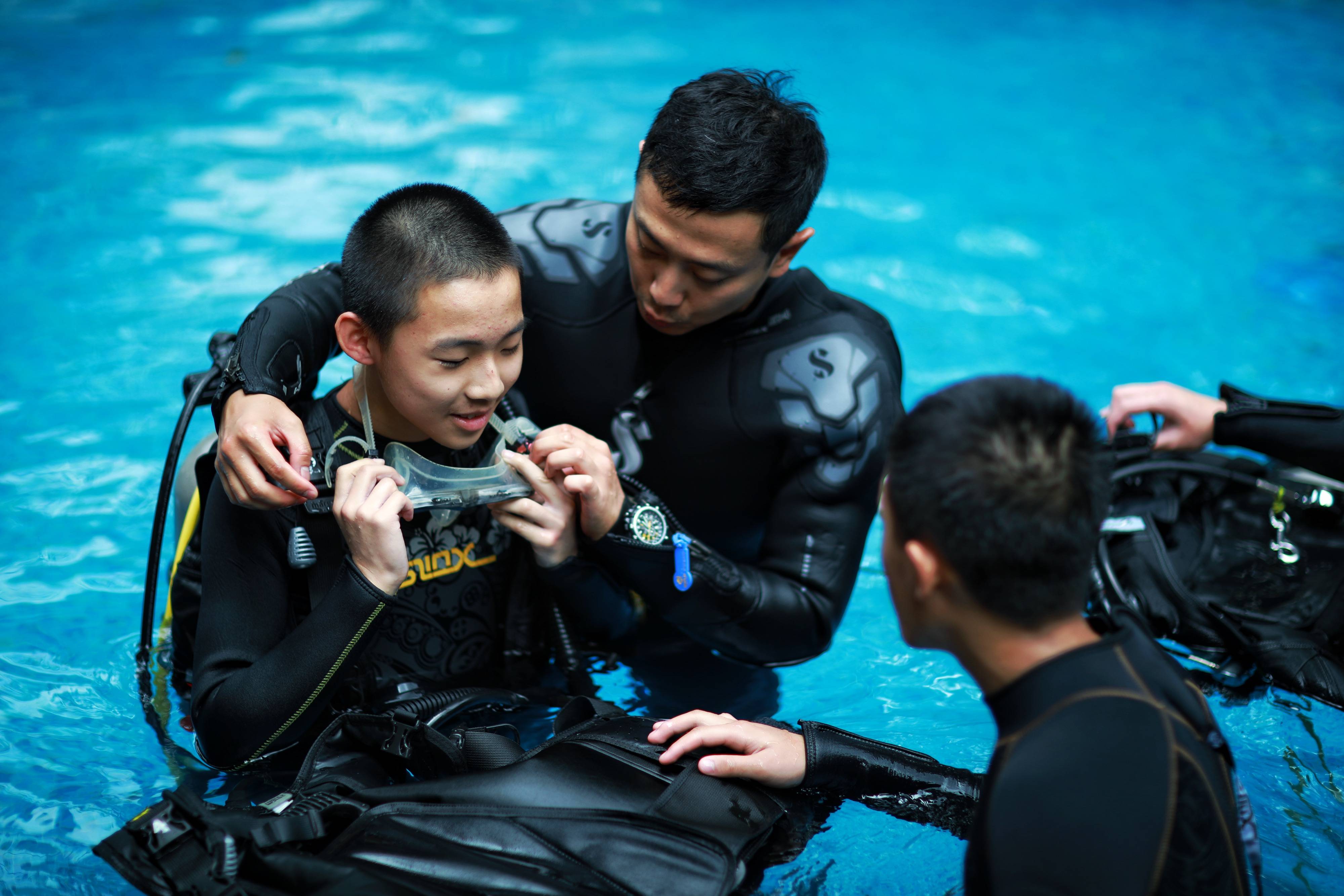 全民健身贵州潜水运动方兴未艾