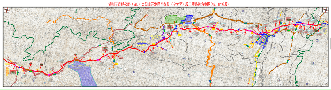 中卫至固原二线规划图图片