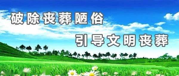 广宣传树新风丨马头镇扎实开展殡葬改革宣传工作