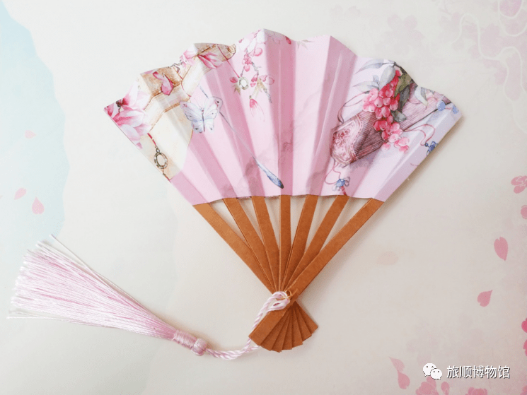 社教活动怀袖雅物古风小折扇diy