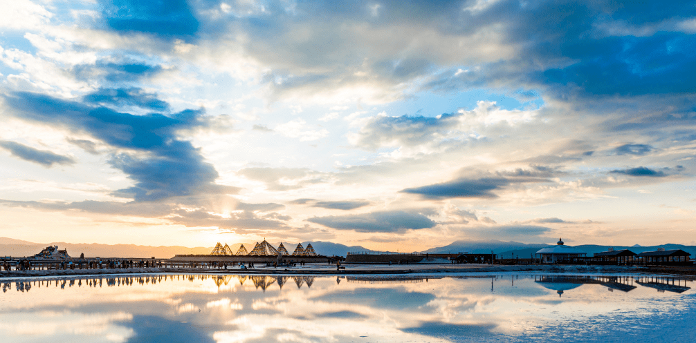 青海的这面镜子,真的很美!