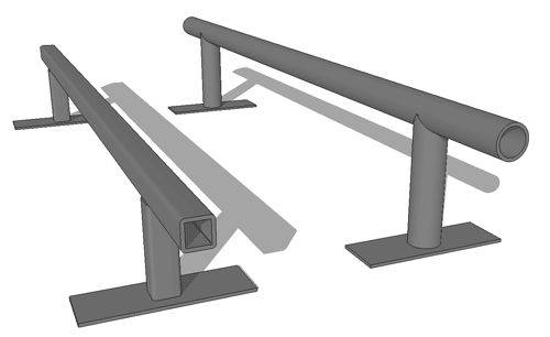 滑板街式道具详解!原来滑板还能这样玩_杆子