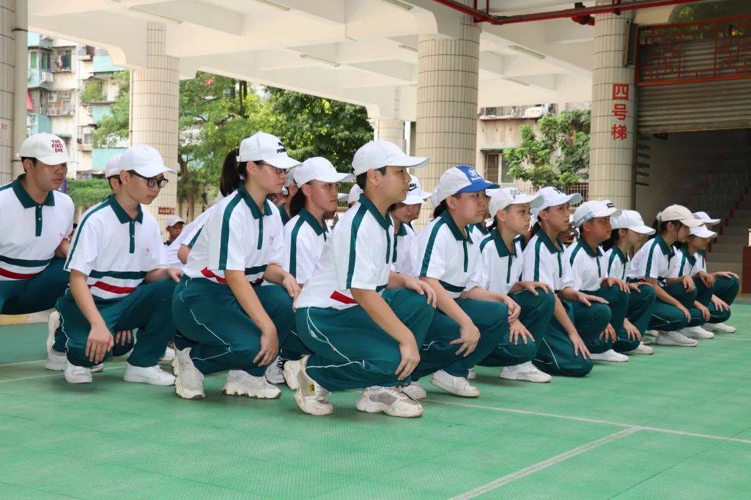 军训特辑广州市南海中学初一新生军训的那些事儿