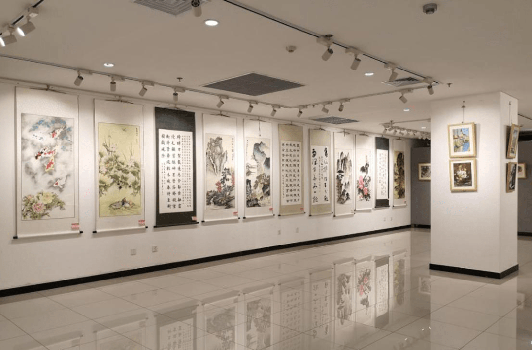 海淀区文化馆北馆第四届学员书画作品展对外开放