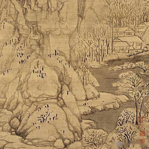 名家 ▎黄公望《九峰雪霁图》赏