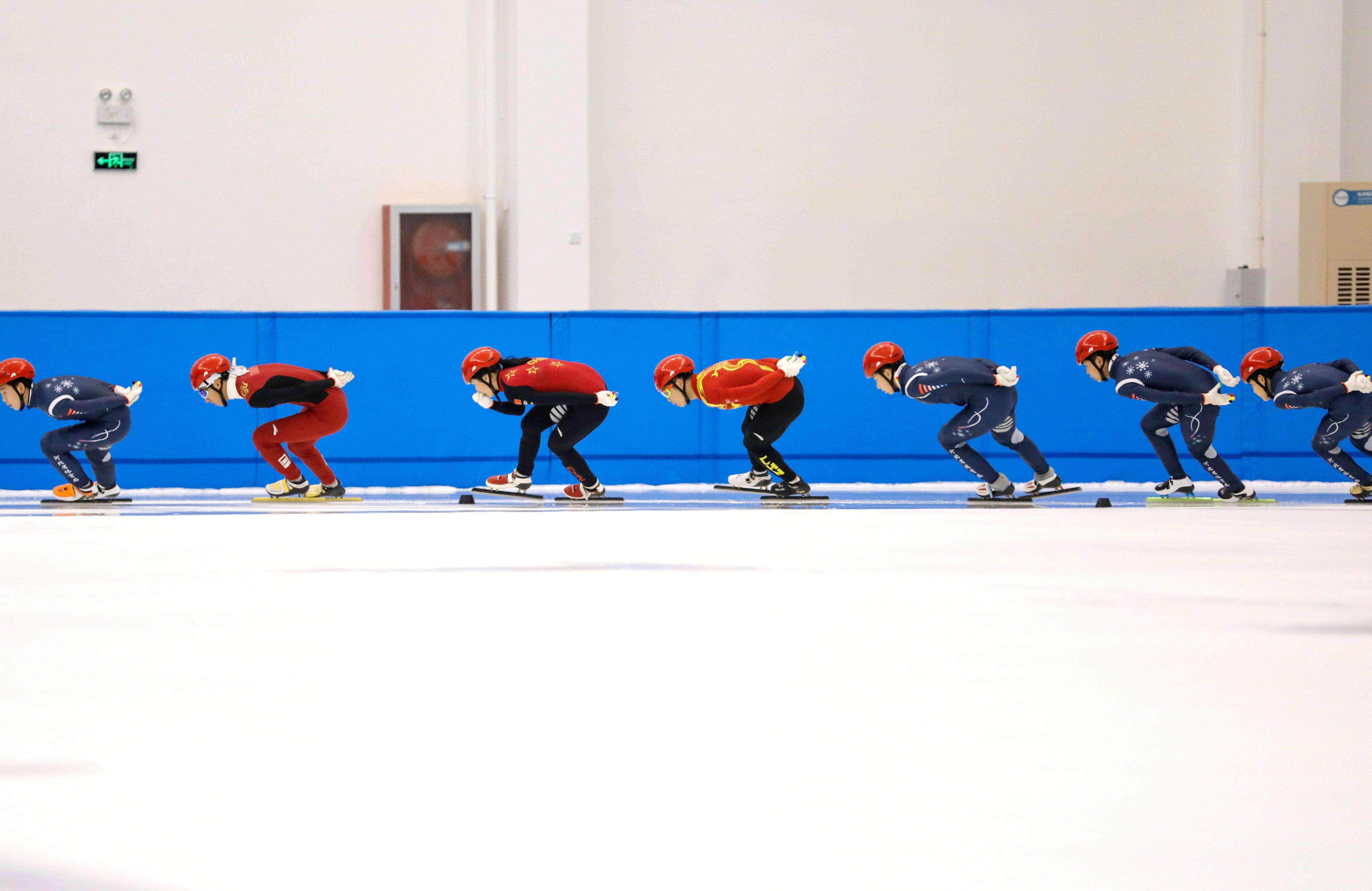 短道速滑河北省短道速滑队训练备战