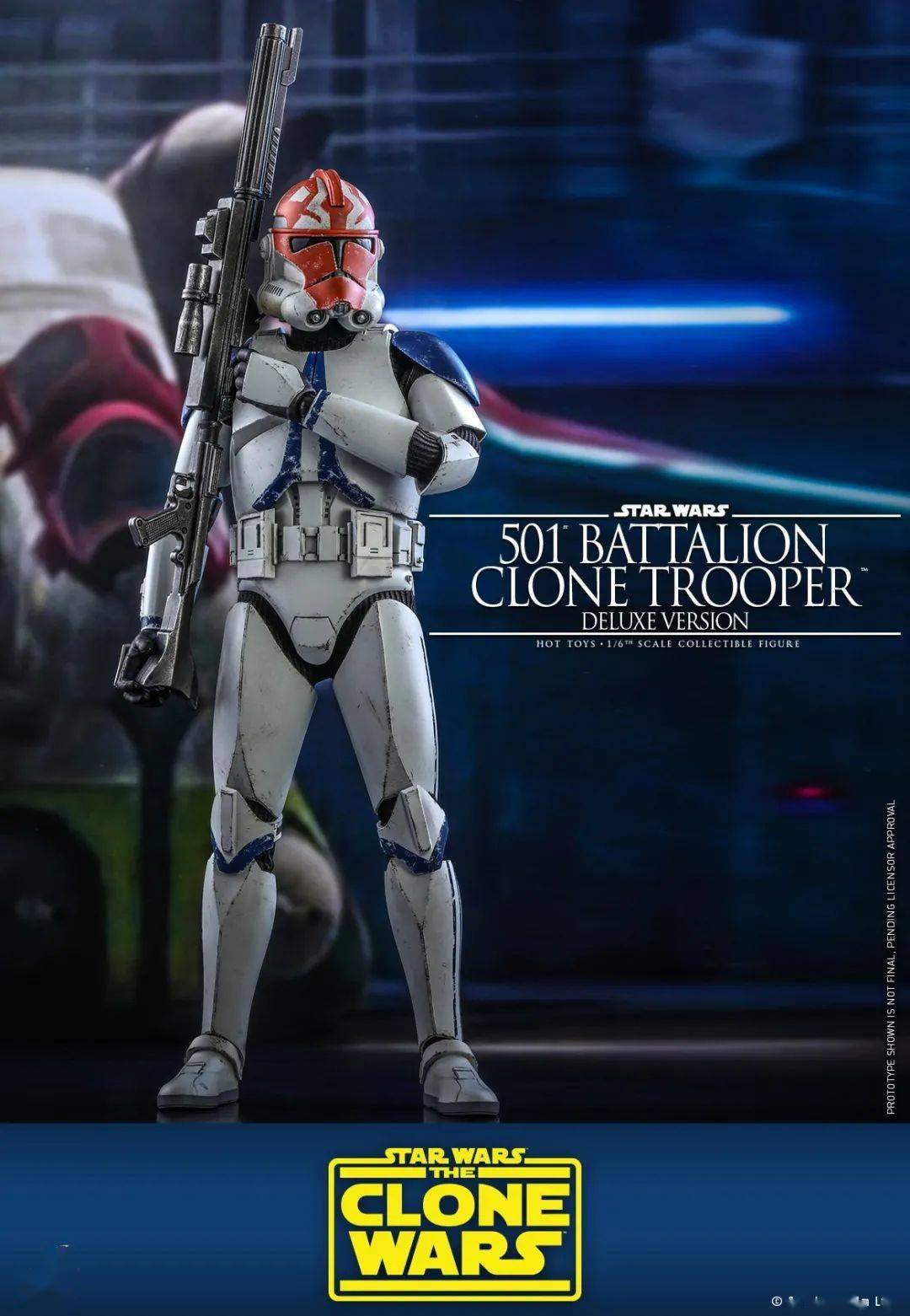 hottoys ht 1/6 tms022 tms023 星球大战 501军团克隆人士兵