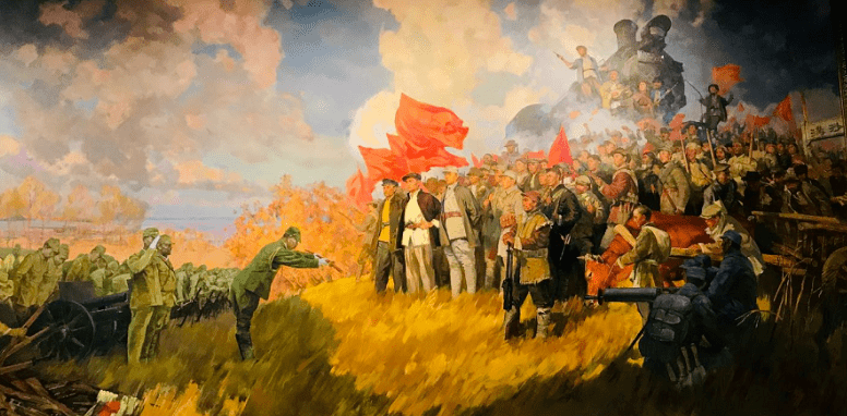 文旅夜经济铁道游击队之沙沟受降夜场演出开始啦