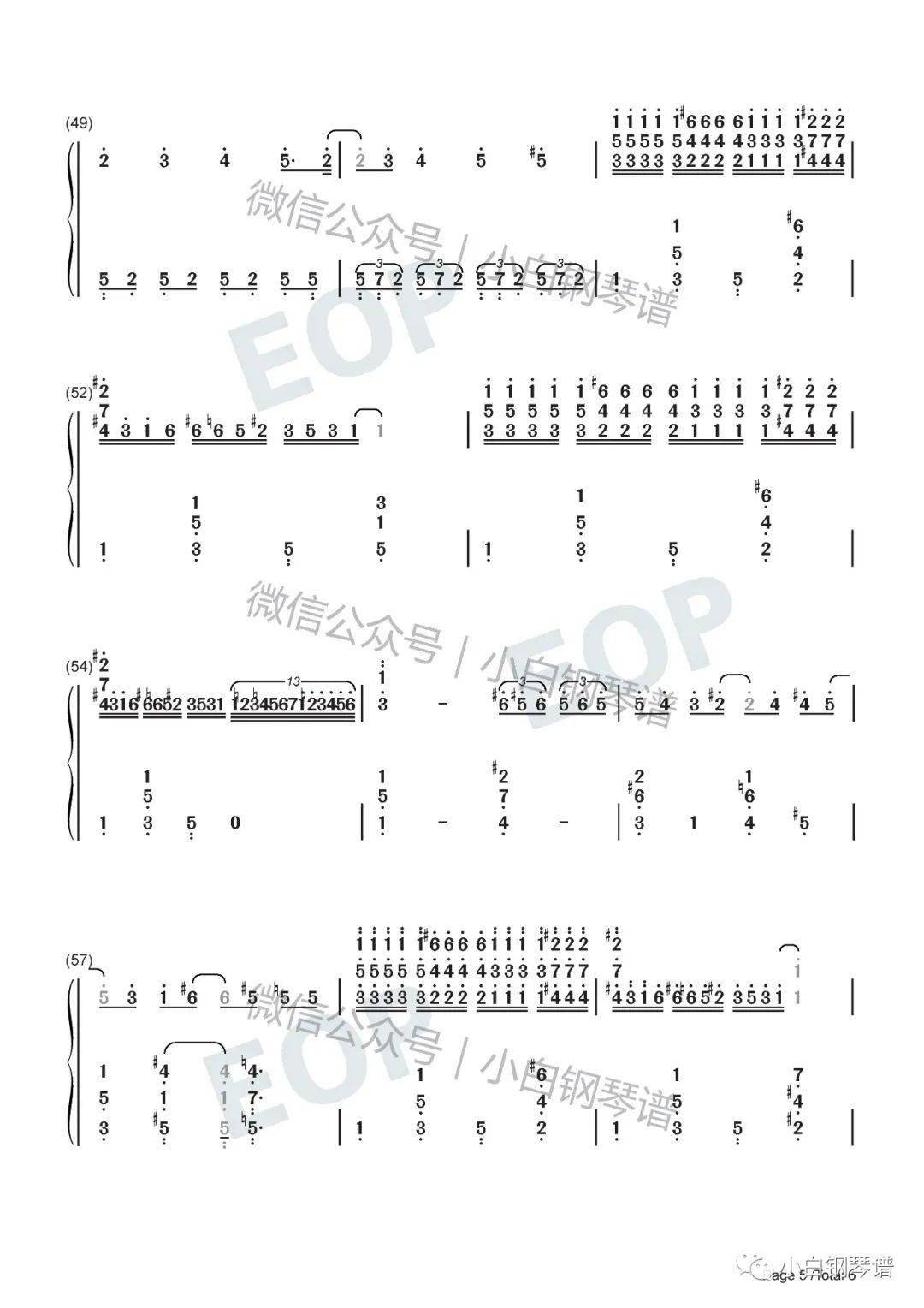 琴谱蓝色狂想曲节选乔治格什温georgegershwin含简谱