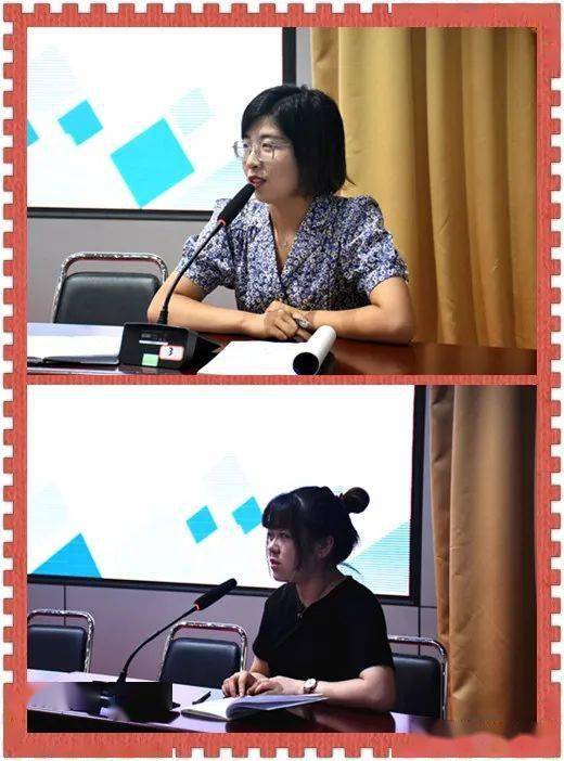 优秀教师代表朱梦娜和宋莹老师做经验交流通过本次入职培训学习,新