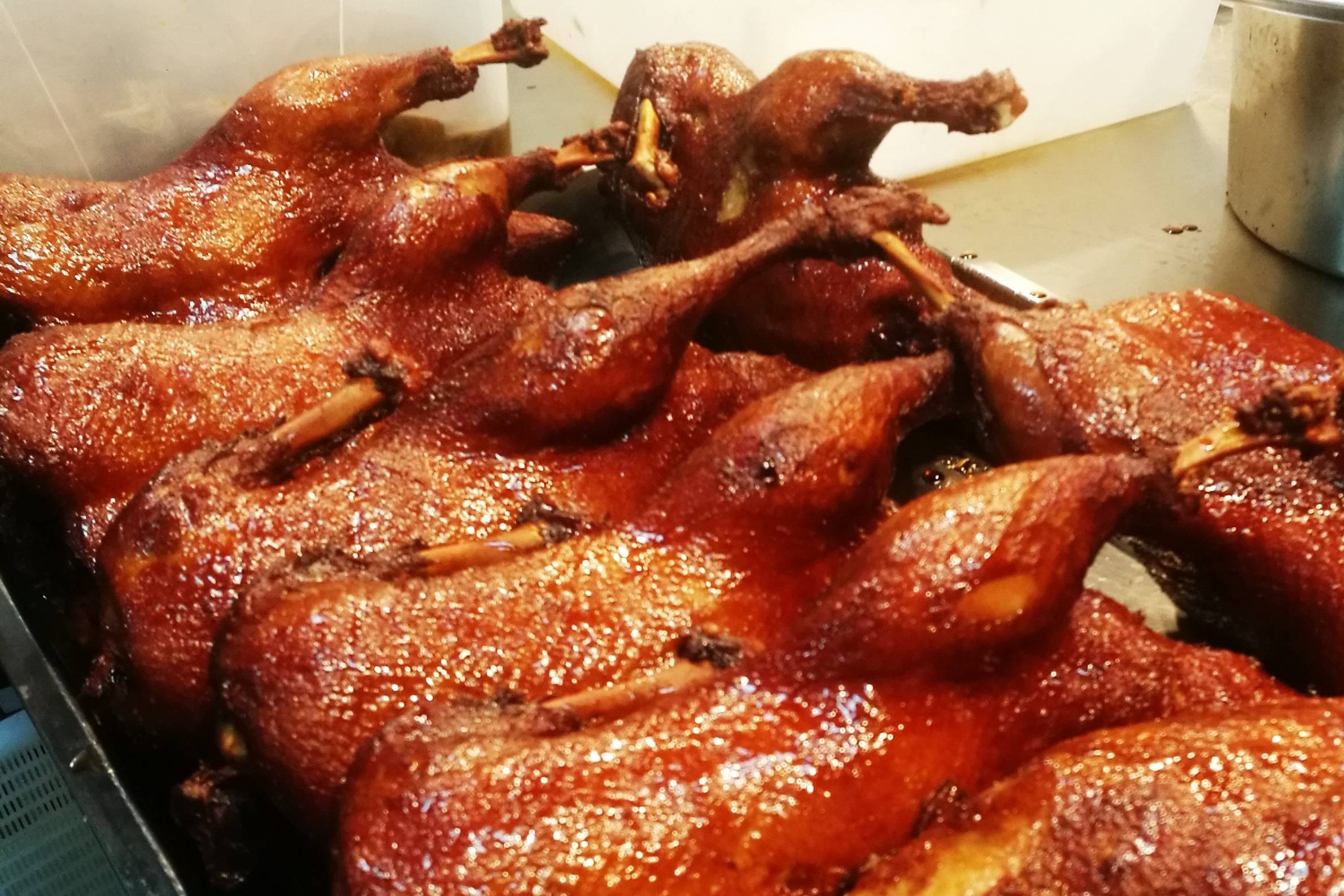 卤菜老店招牌菜油淋鸭是怎么做的学会你也可以月入五万