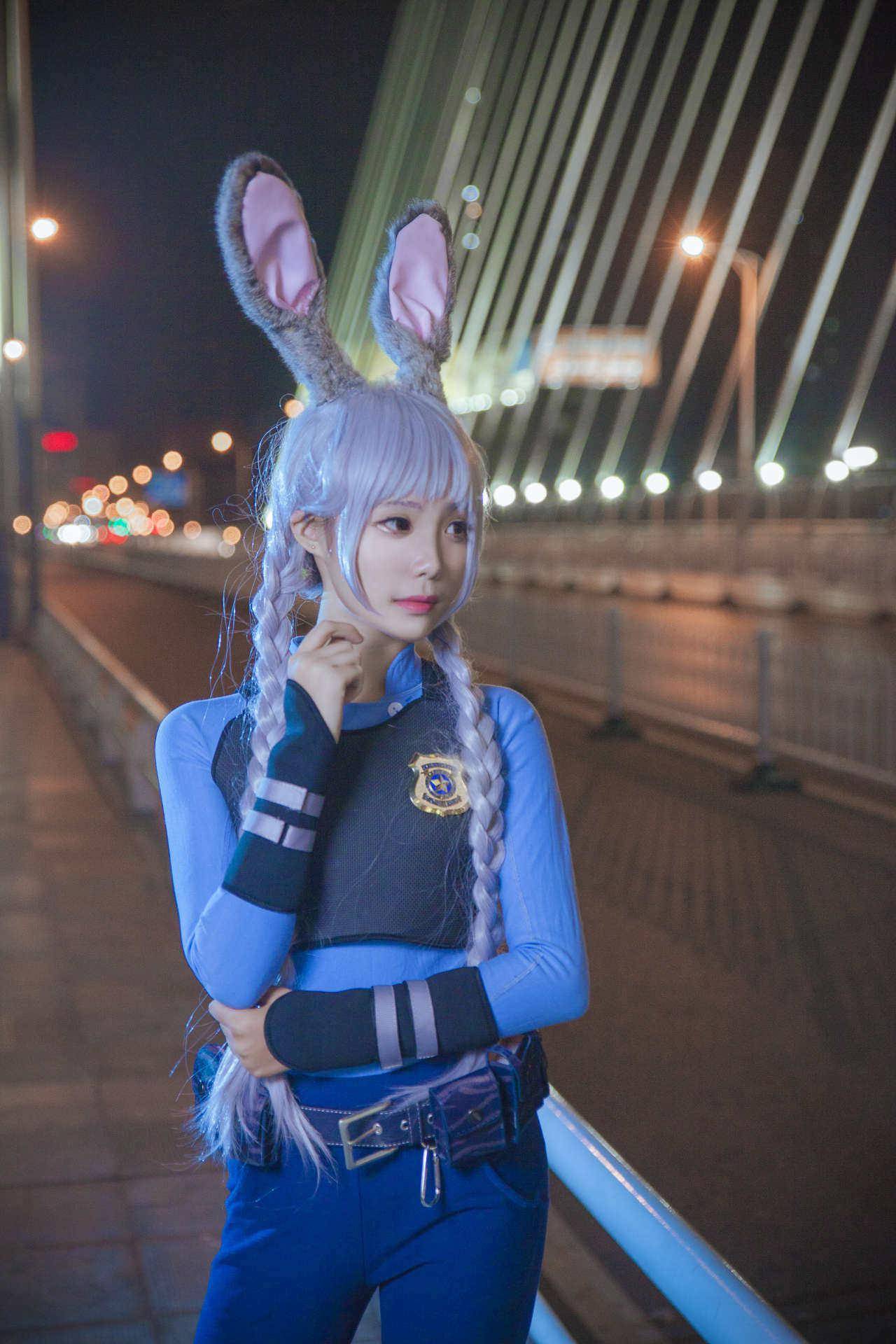 疯狂动物城 朱迪兔cosplay