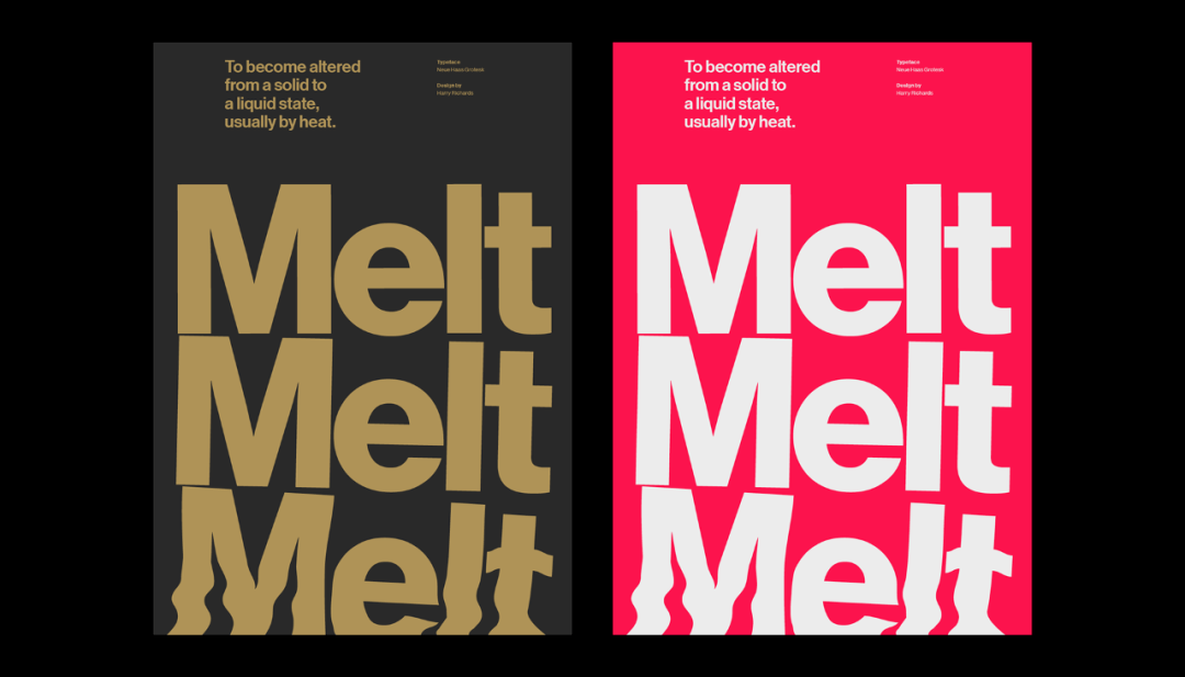 灵感100多张纯文字的海报版式设计