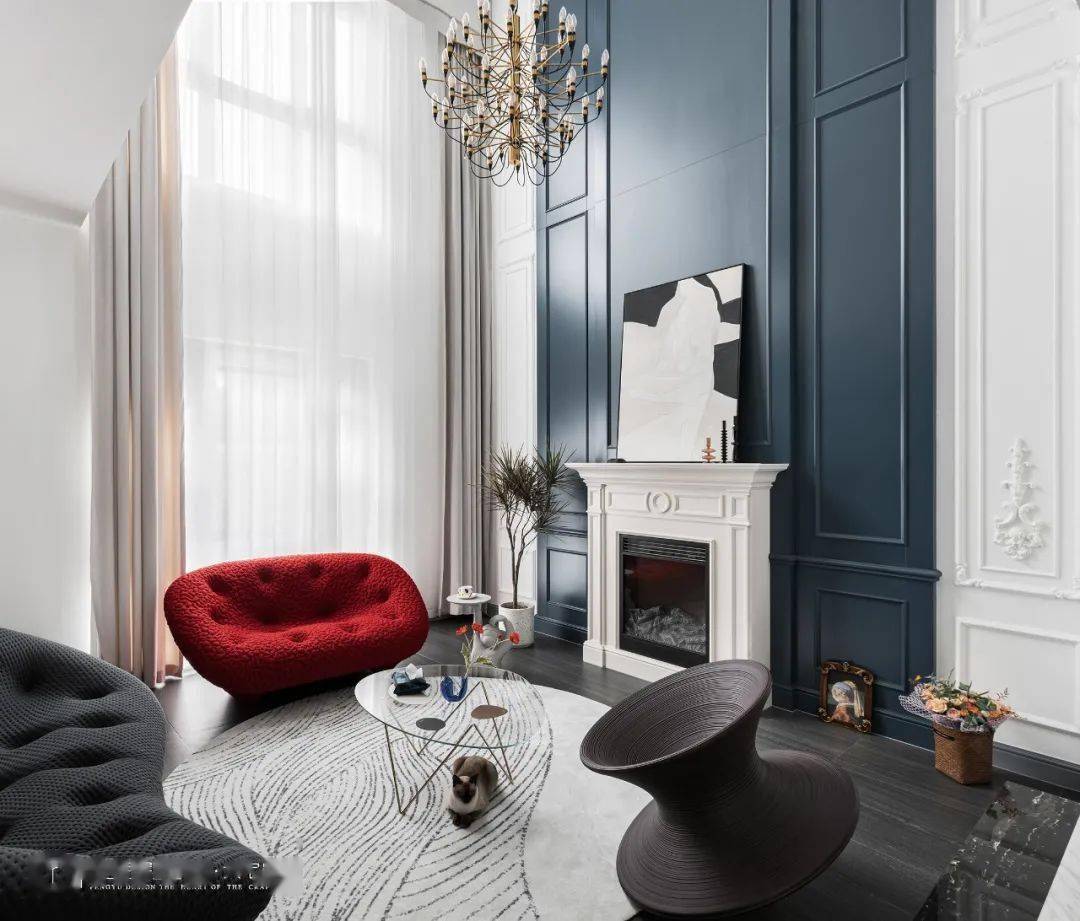 pyd新作高级灰遇上莫兰迪色成就空间和谐习园别墅360㎡现代轻奢