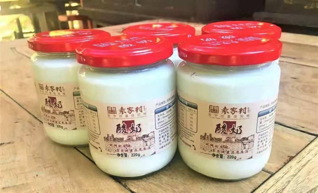 抿一口在嘴里是最地道,最纯正,口感最佳的袁家村的酸奶陕西各色小吃都