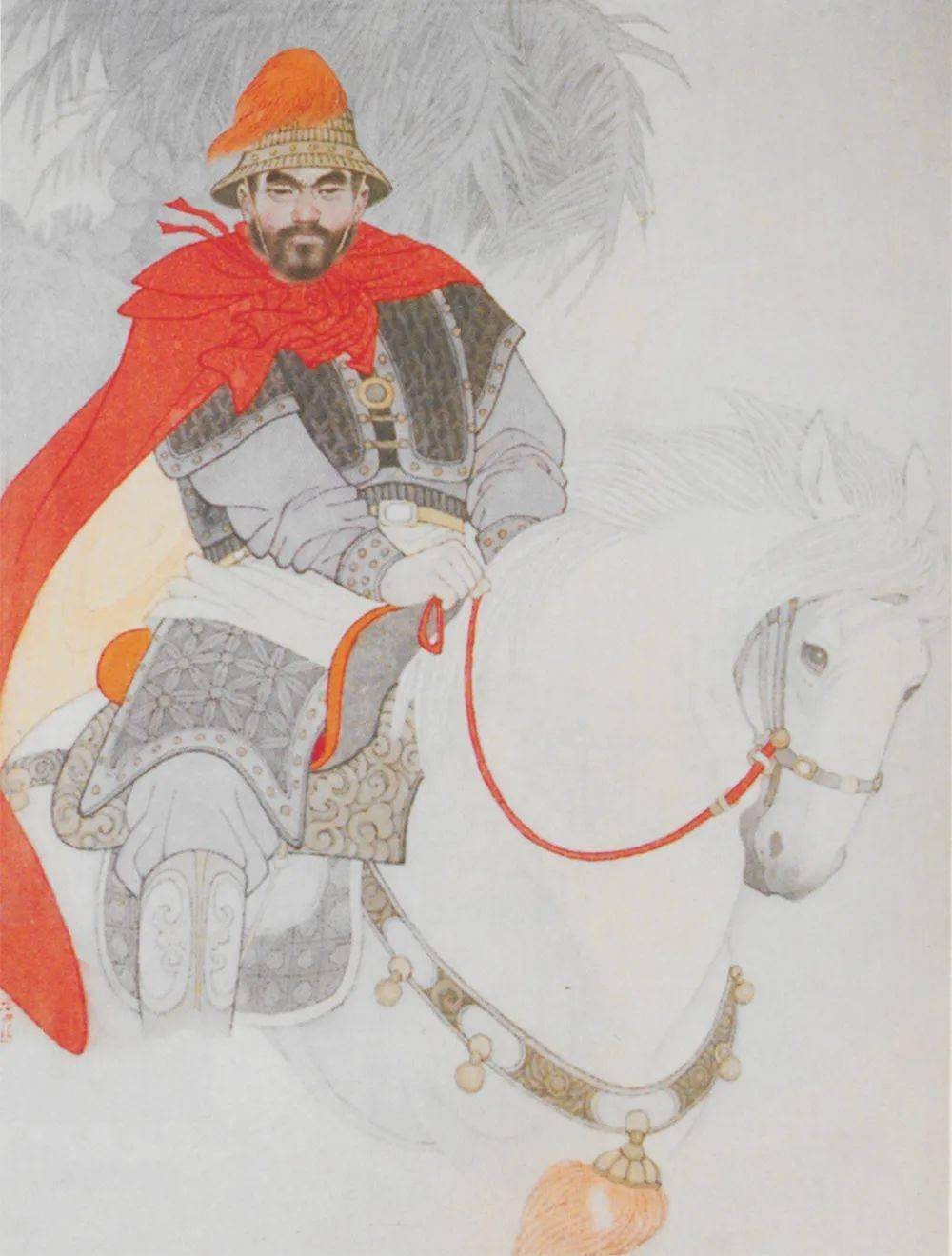 抗倭名将俞大猷像明代 露梁海战,支援朝鲜明朝万历年间,日本将军丰臣