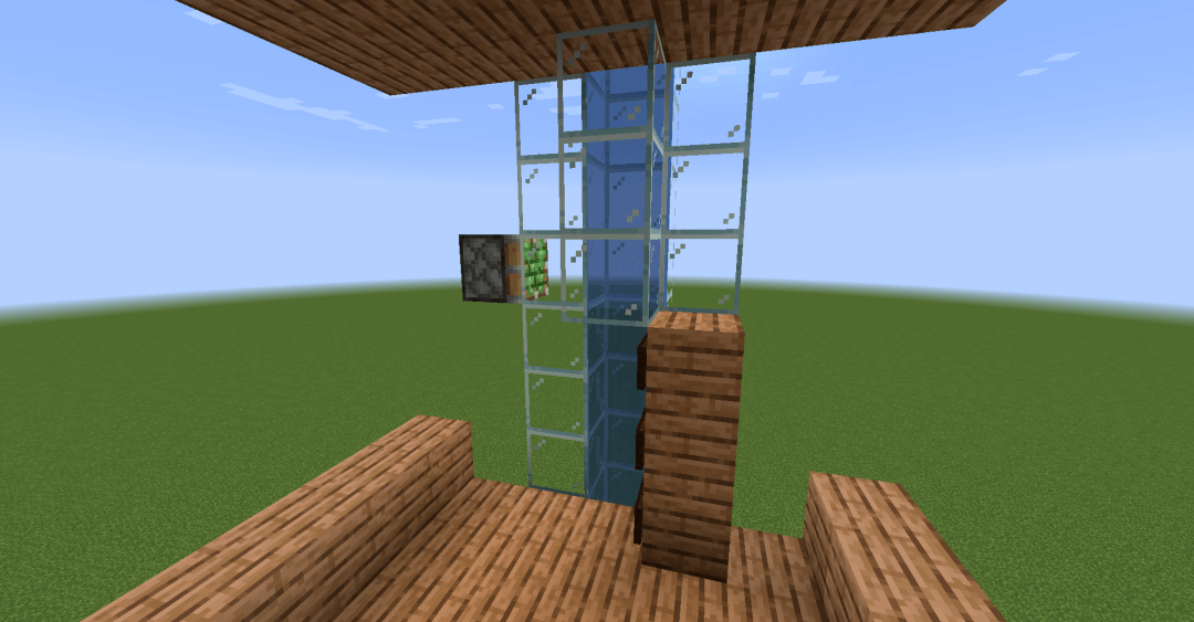 可选层的红石水电梯,让你不再因为爬楼梯而烦恼