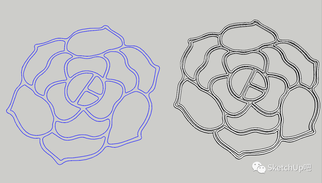 节点连续:选择需要的线条,为了线条更完美可以在ai或cad中进行描图