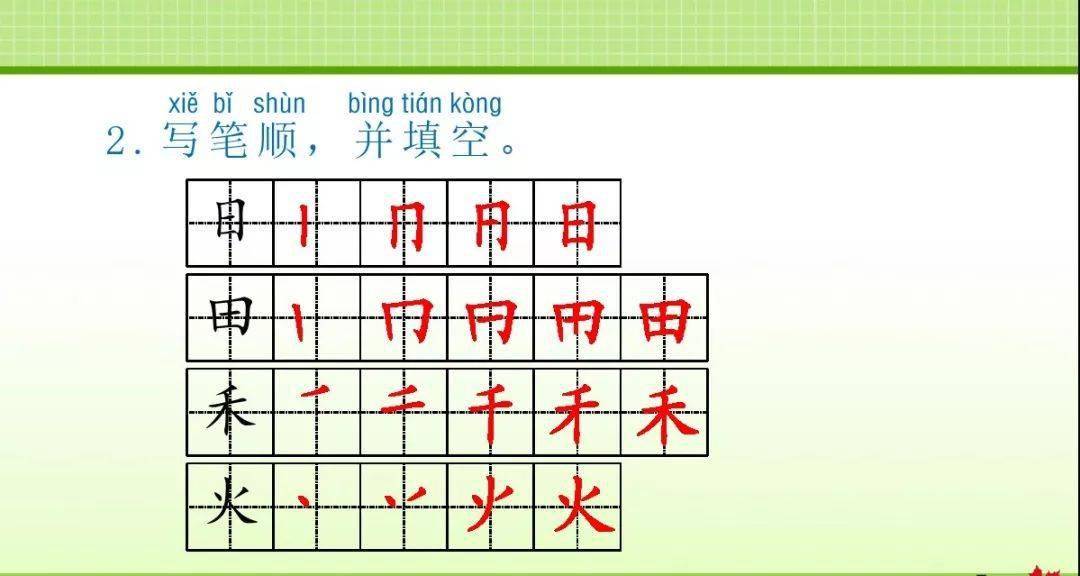 课文解读丨统编一年级语文上册识字4日月水火精讲