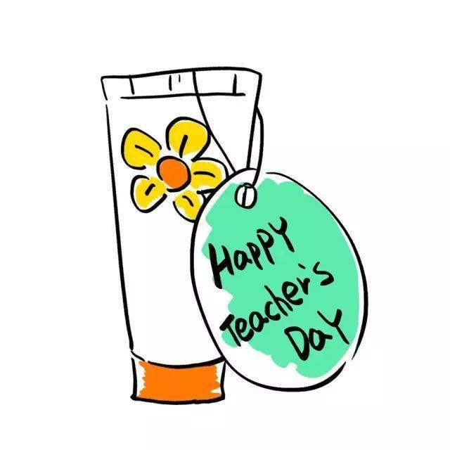 送老师一罐小小的护手霜, 滋润到心里去啦