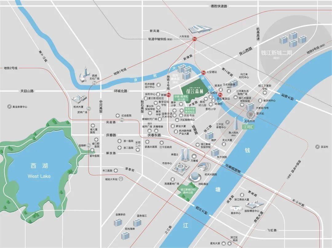 一线运河景观,实景准现房,这个钱江新城的"网红"盘来了!