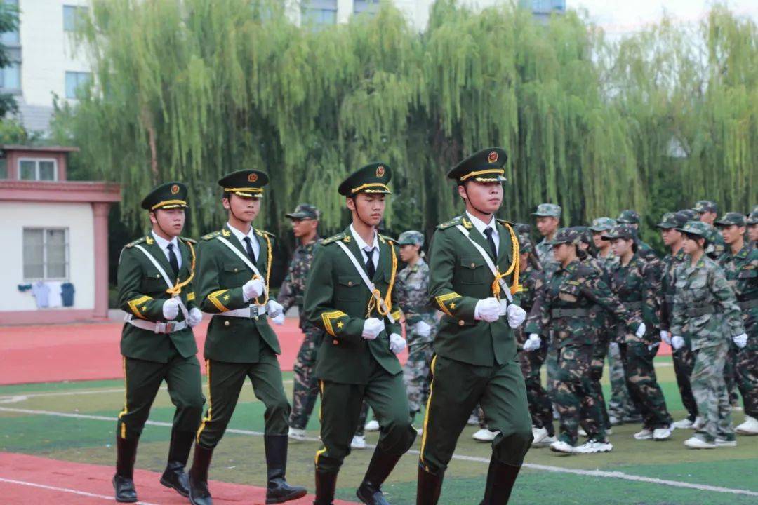 靓丽青春绽精彩沙场点兵展英姿宿州环保工程学校举行2020级新生军训