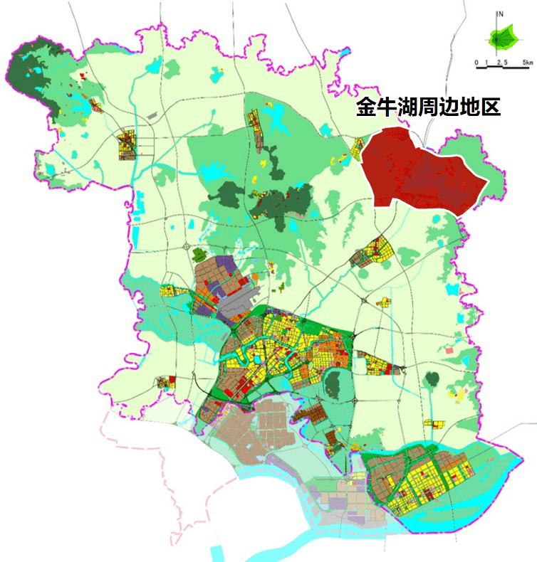 项目区位1lhjnh-06规划管理单元图则技术深化《南京市六合区金牛湖